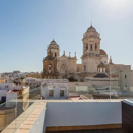 ***** Attic With Impressive Views And Jacuzzi Apartment Cadiz Exterior photo
